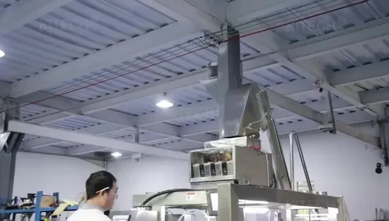 Macchina imballatrice per sacchetti Doypack con cerniera o busta con beccuccio, chiusura automatica in piedi, riempimento modulo, sigillo, sconto del 10%.