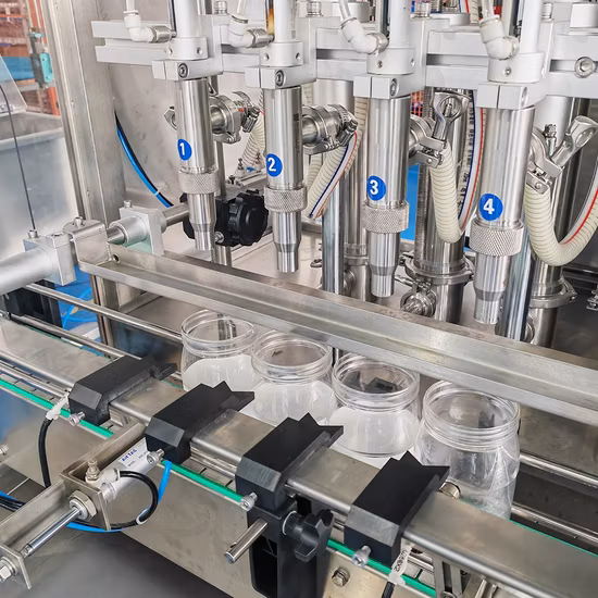 Riempitrice automatica completa di ketchup con vasetto di miele e salsa piccante di concentrato di pomodoro